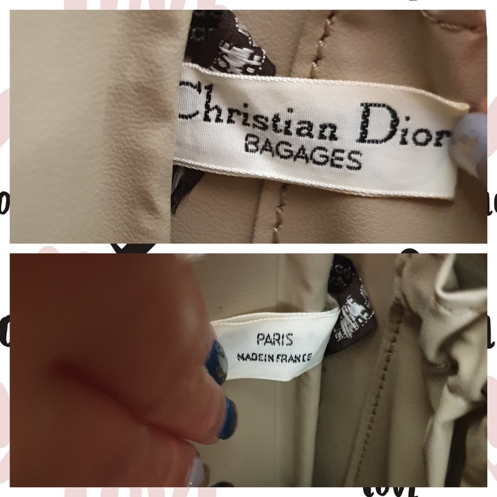 ✨Authentic Vintage Christian Dior Monogram Train / Travel Makeup Carrier✨ - Picture 8 of 12